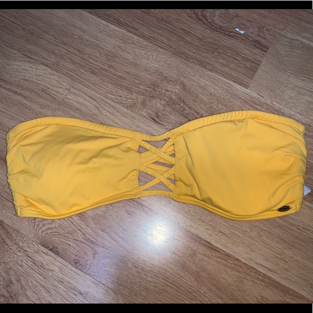 Yellow O’Neill Bandeau bathing suit top